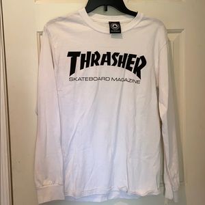 Thrasher White Tee